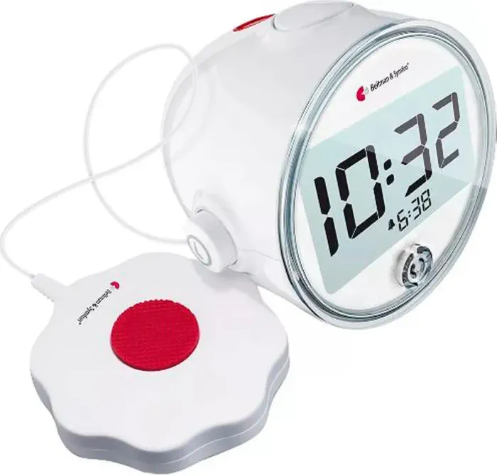 Despertador con alarma de vibración bajo la almohada